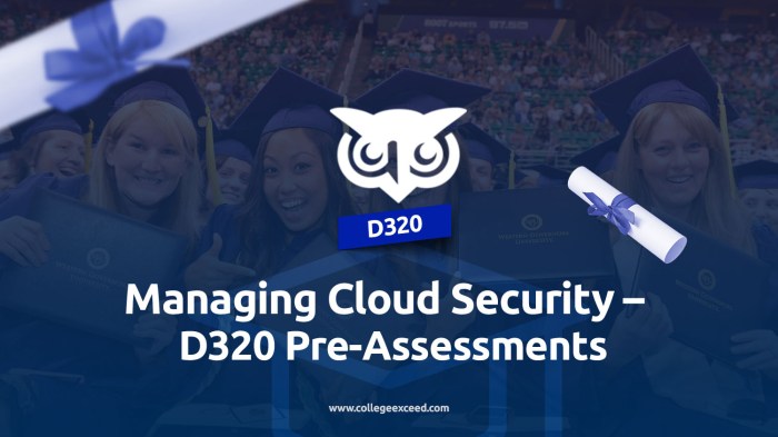 Managing cloud security - d320