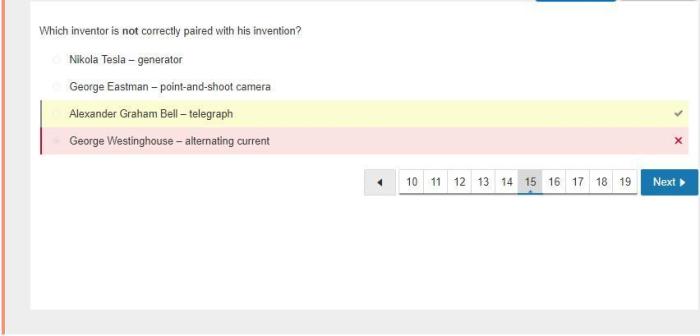 Which inventor is correctly paired with his invention