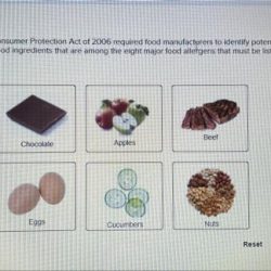 Chapter 10 lesson 4 nutrition labels and food safety