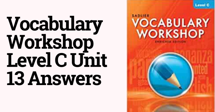 Vocabulary workshop level c unit 10 answers