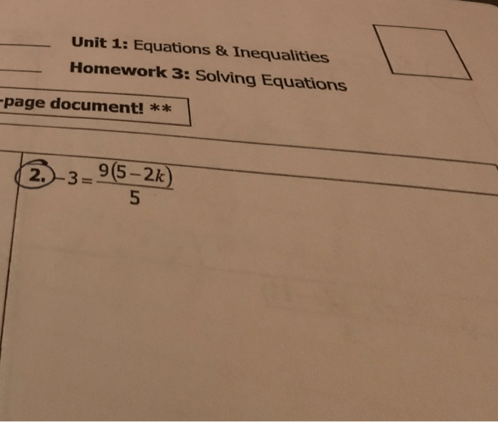 Homework answer key unit 2 equations and inequalities answers